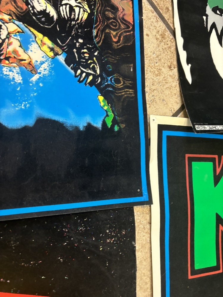 Kiss blacklight posters