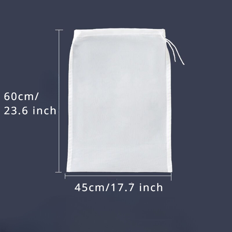 100-300 Micron Hole Nylon Filter Bag Reuseable Thickened Mesh Filter Drawstring