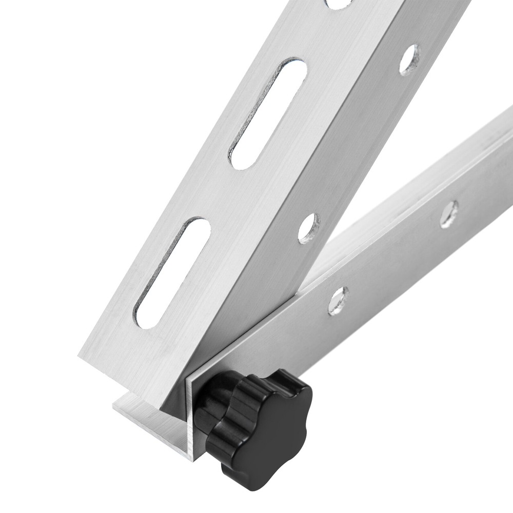 2pcs 45"Adjustable Solar Panel Tilt Mount Brackets RV Flat Surface Mounting Set