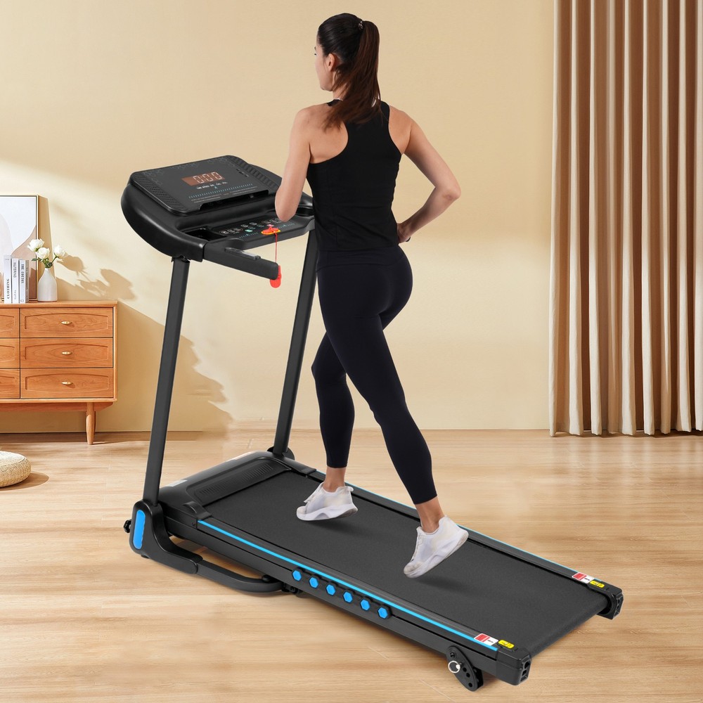 Foldable Incline Treadmill 3.0 HP 10MPH Quiet for Home Double Deck Technology