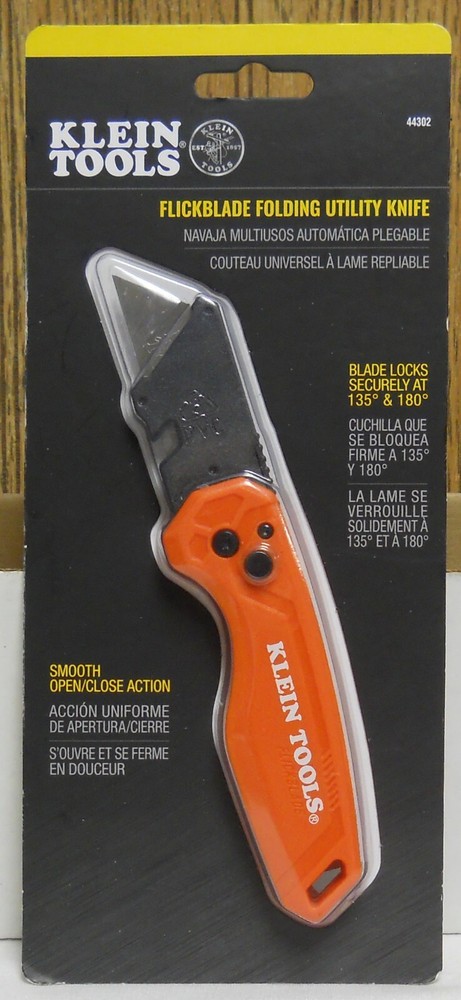 Klein Tools 44302 Flickblade Folding Utility Knife