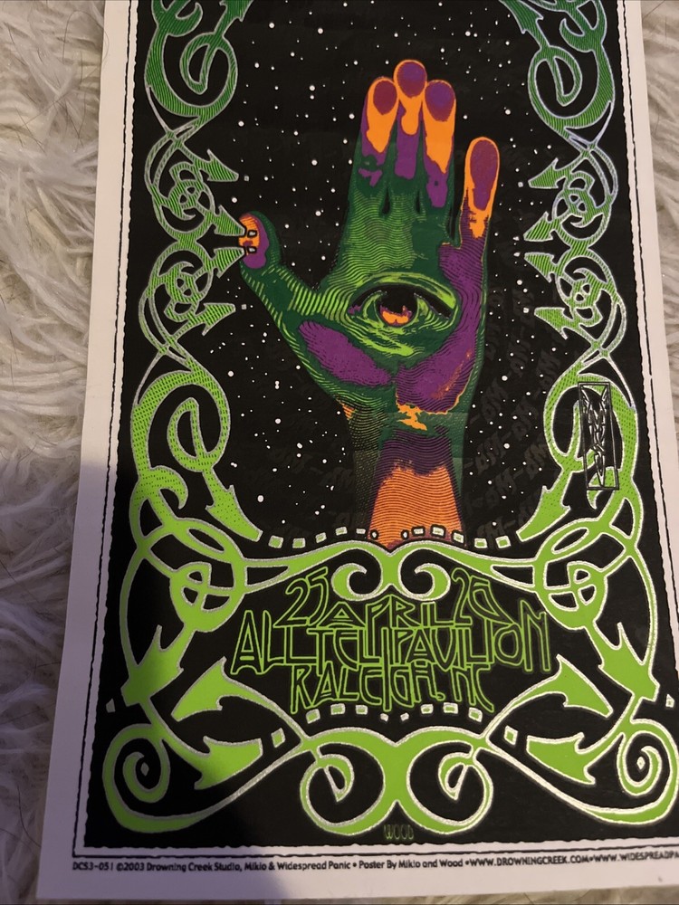 Widespread Panic Handbill Raleigh 2003