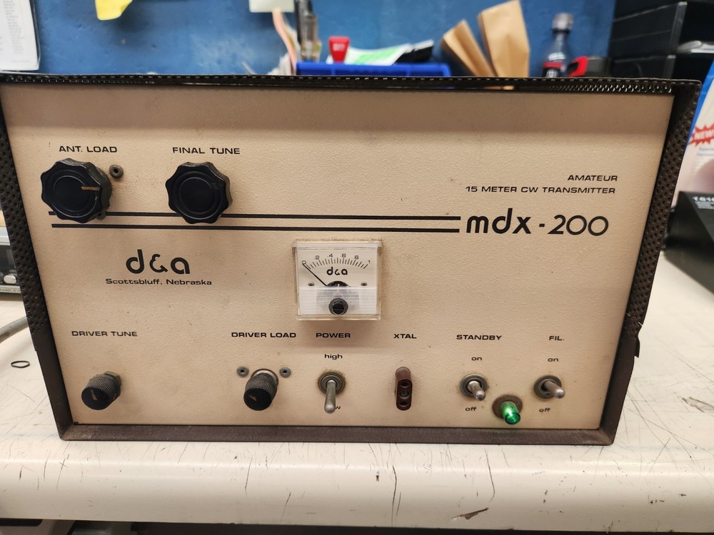 D&A MDX-200 Amateur 15 Meter CW Ham CB Radio Transmitter