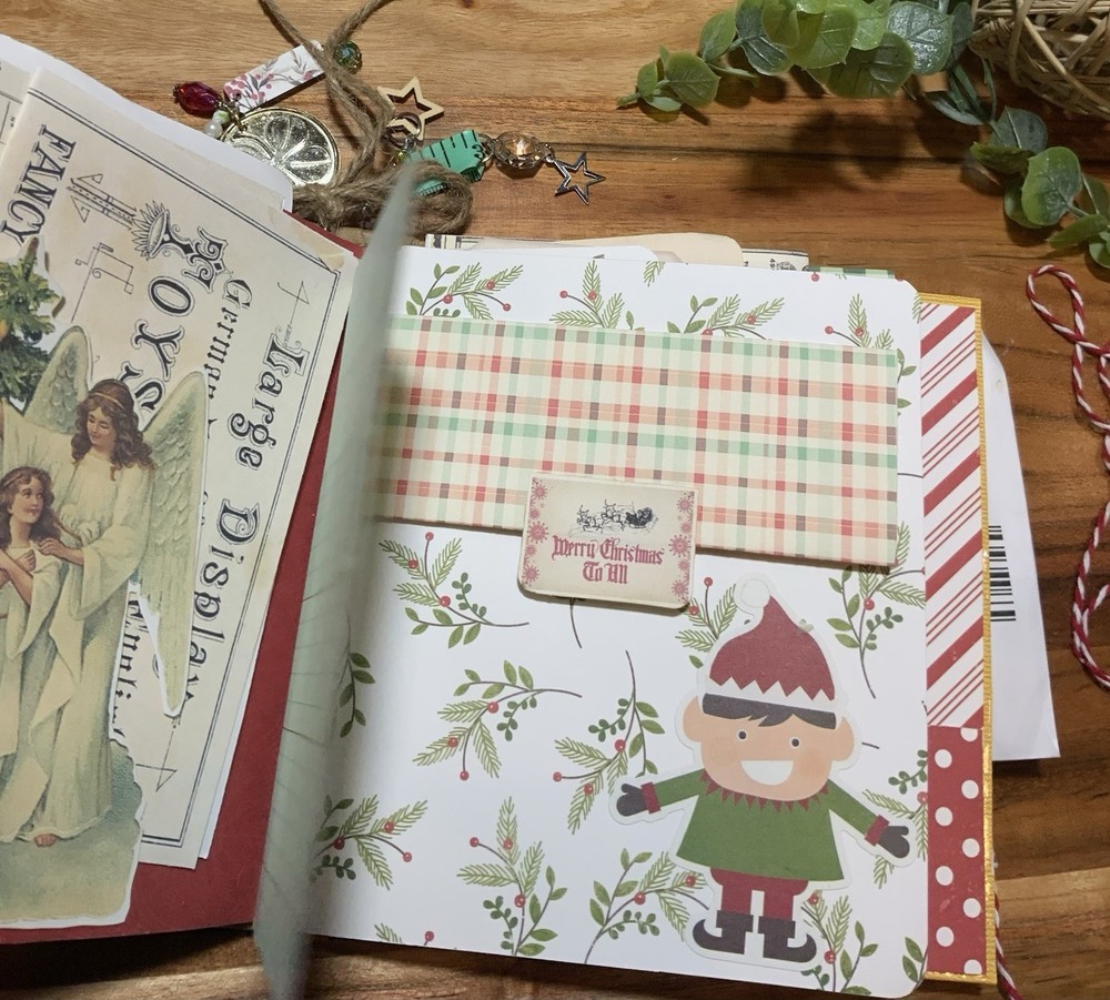 Christmas Handmade Junk Journal