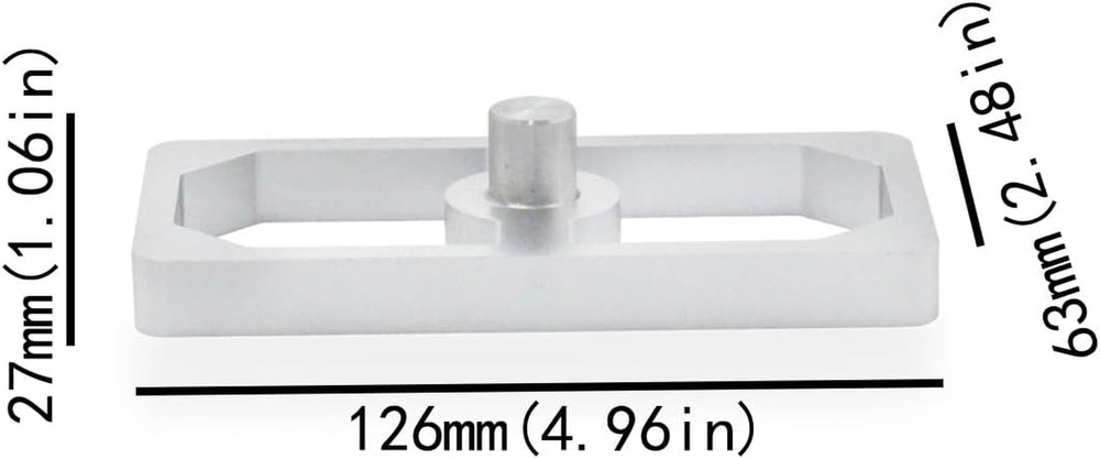 Universal Aluminum Leaf Spring Lowering Block Kit Versatile for 1 Pack 0.5 Inch