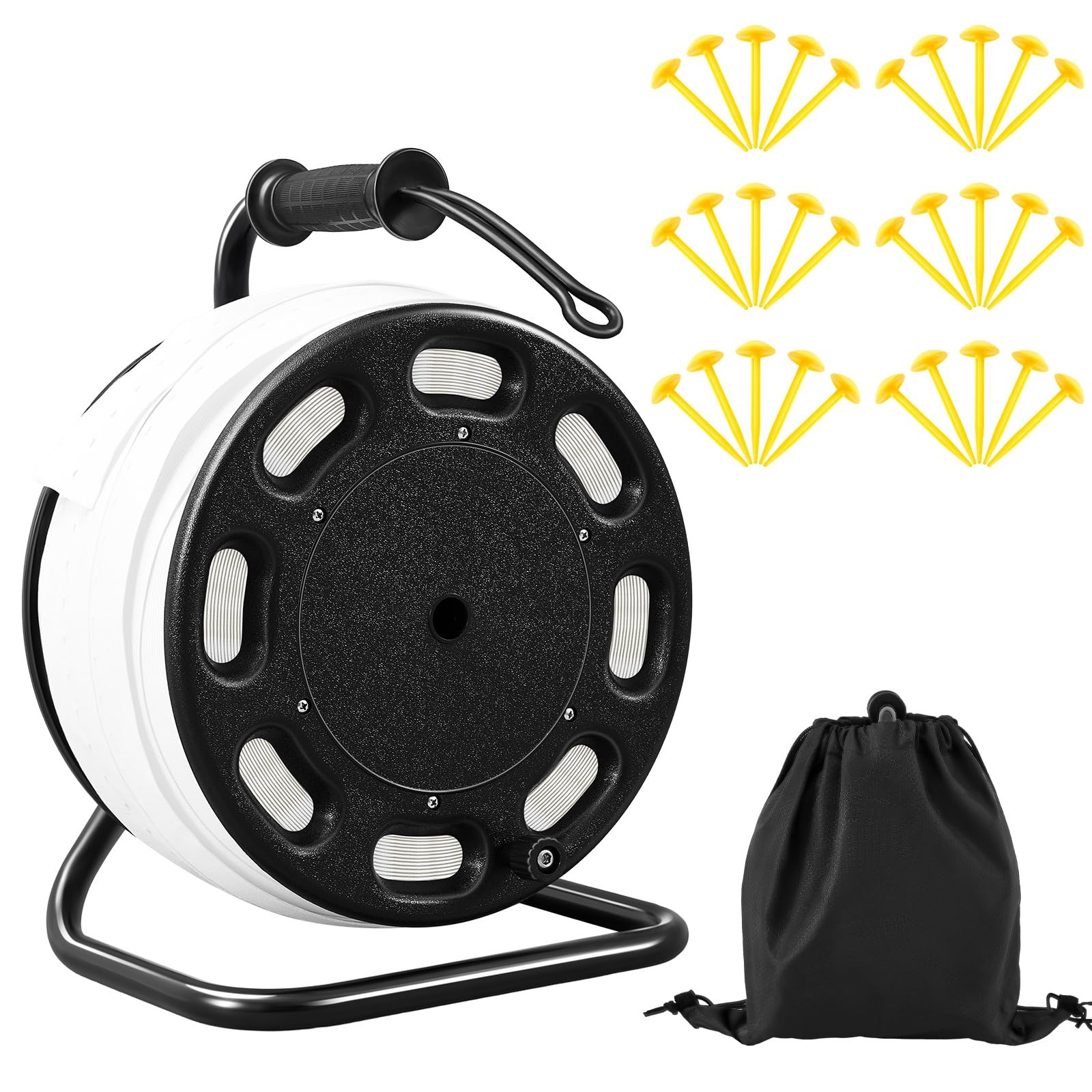 328 ft Field Marking Tape Kit Stretchable Portable Durable Pitch Marking Tape...