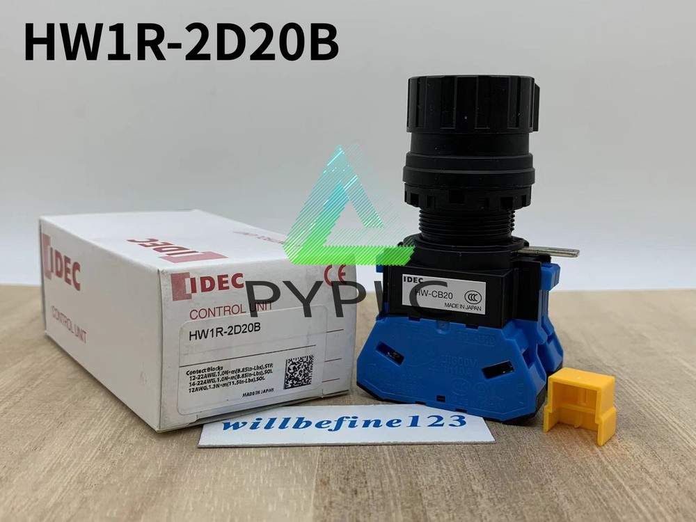 1PC New IDEC HW1R-2D20B Select Button Switch