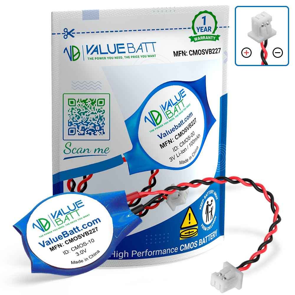 RTC CMOS BIOS Battery for Lenovo Thinkpad Yoga x240 X240i x250 x270 2-Pin