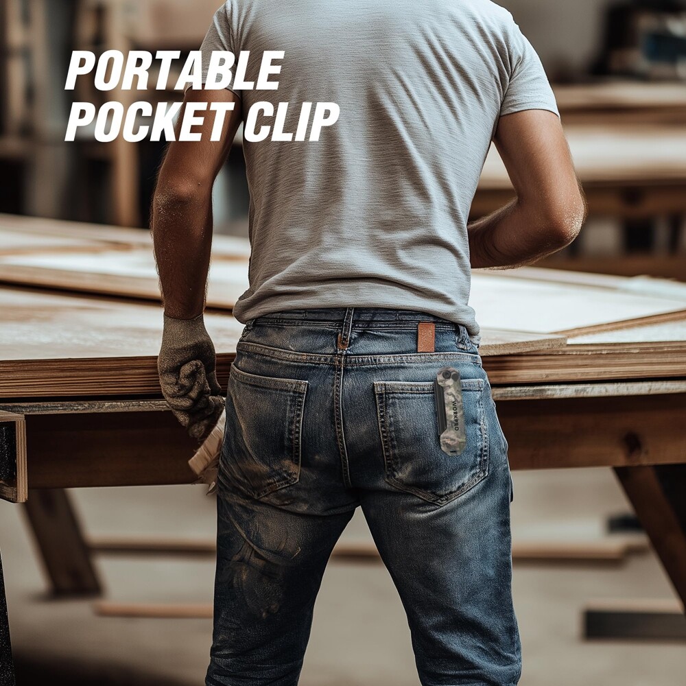 WORKPRO 3Pack Camo Folding Utility Knife Set Pocket Knife w/Quick Open Axis Lock