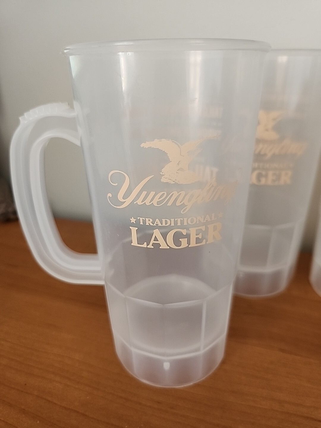 Lot of 4 Yuengling Lager Beer Mugs - Tailgating Tail-Greatly - Football - Party