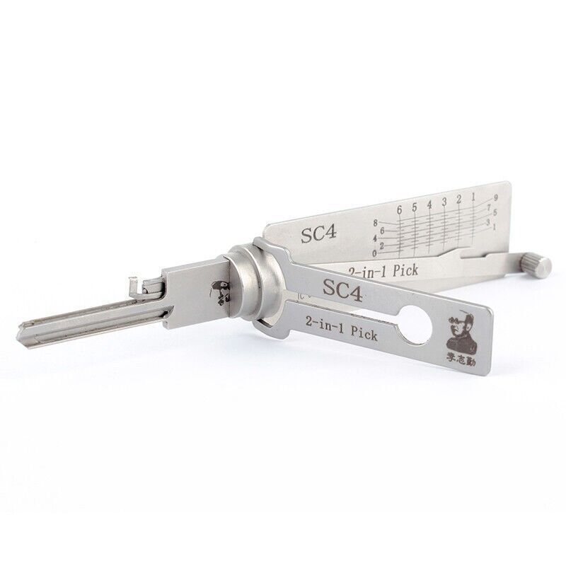 Key Decoder Match For Key Picking Hook Tool Stainless Steel SC4 schlage 6pin