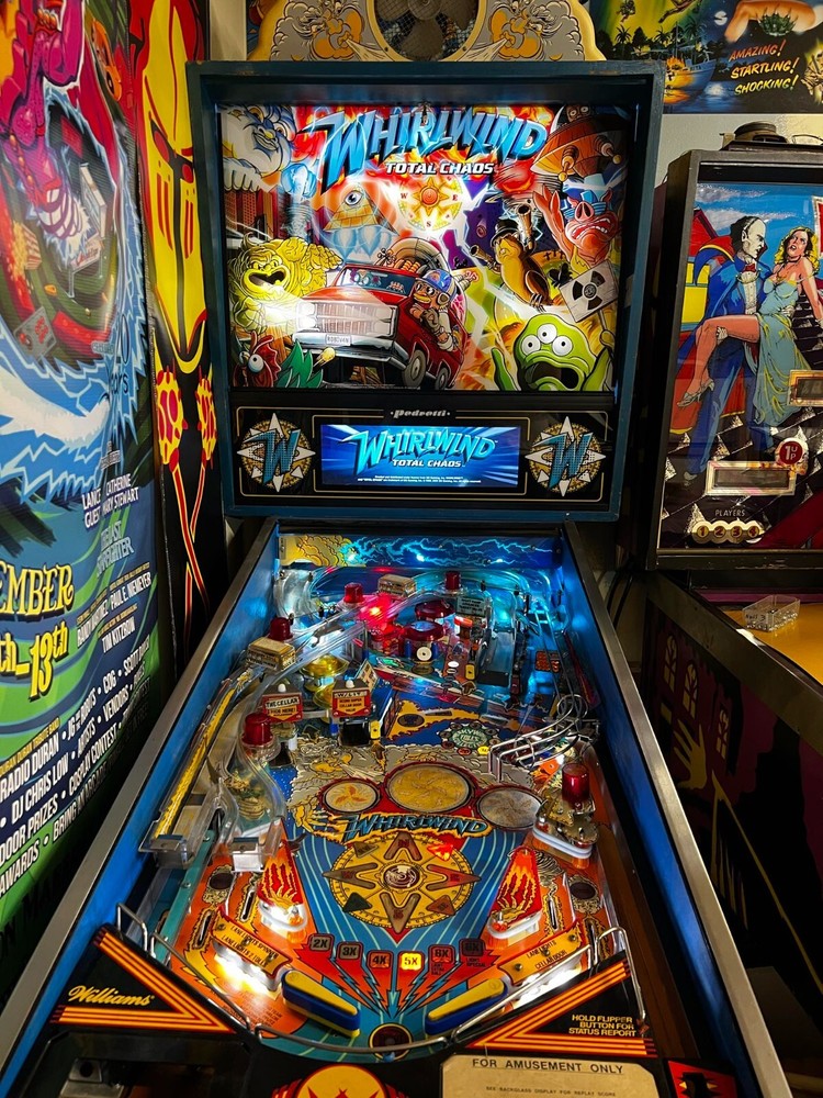 Whirlwind pinball game
