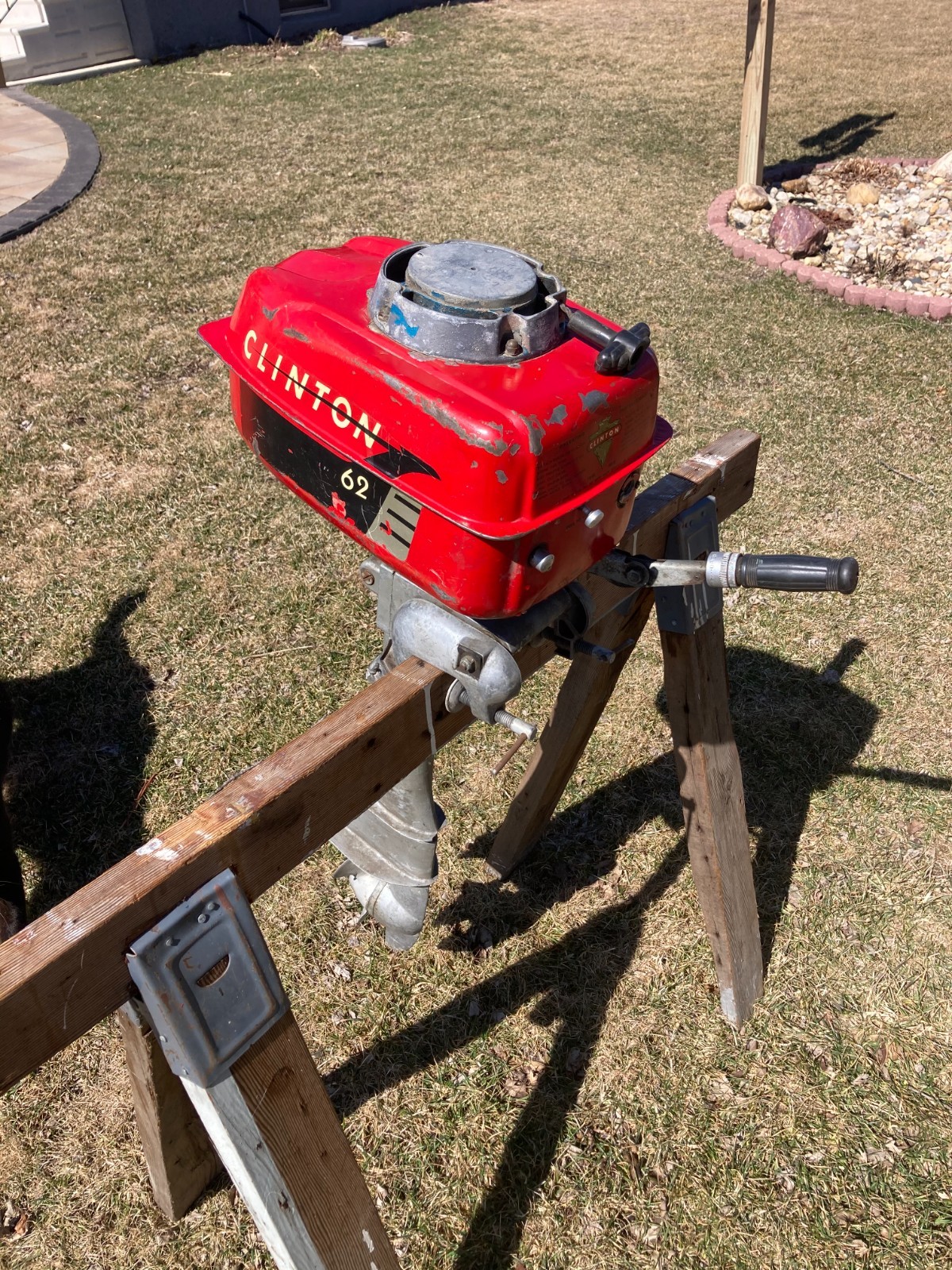 1956 Clinton Model 62R Outboard Boat Motor 5.5 HP Very Nice