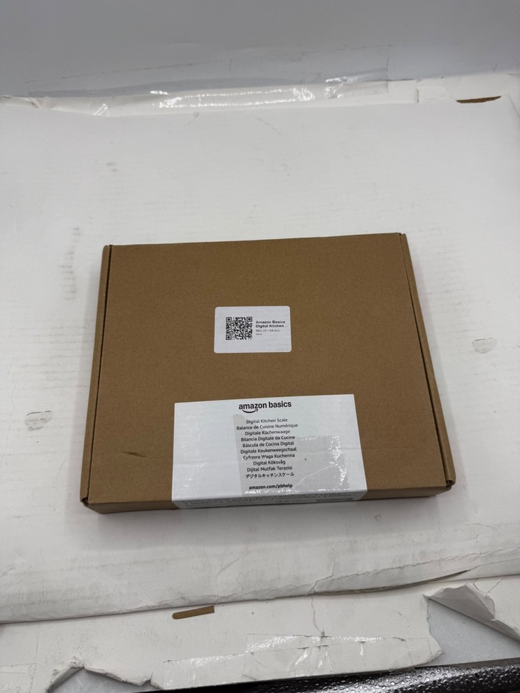 Amazon Basics Digital Kitchen Scale with LCD Display, Batteries Included,