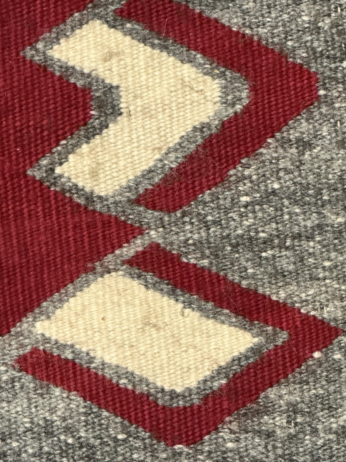 Large Near Mint Red Ganado Navajo Rug 75" x 45" #759