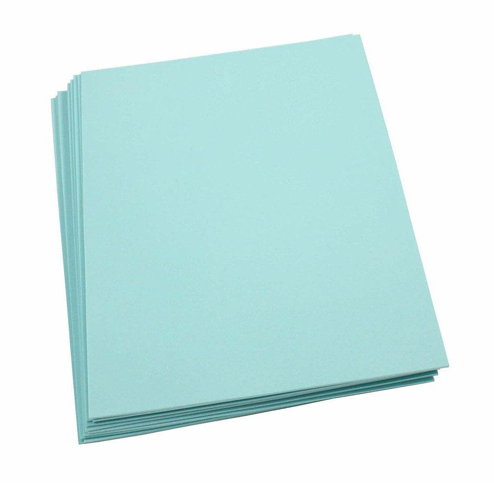 Craft Foam -9" x 12" Sheets-Aqua-10 Pack- 2mm thick