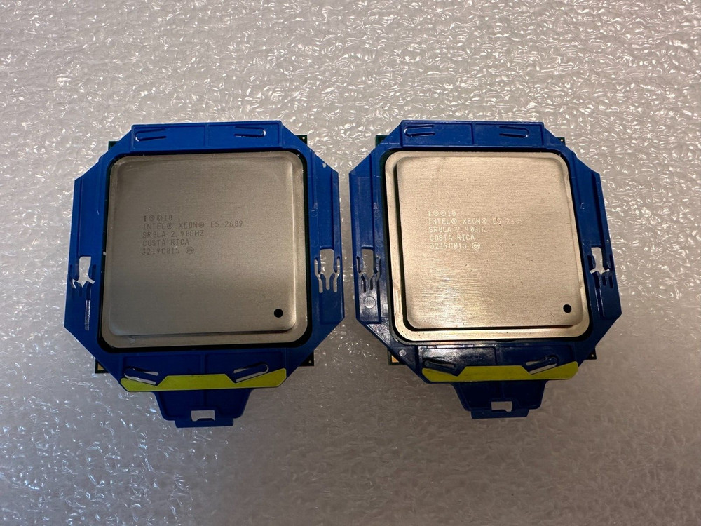 Lot (2) Intel Xeon E5-2609 Quad Core Processor 2.40GHz 10Mb SR0LA
