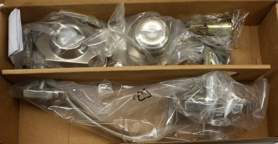 Amazon Basic Exterior Handle Set With In Satin Nickel AB-DH544 SN