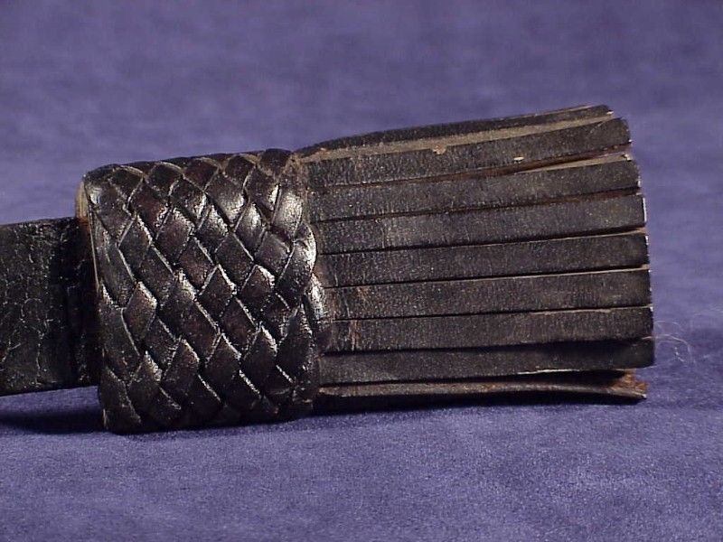 U.S. ARMY Black Bridle Leather SWORD KNOT