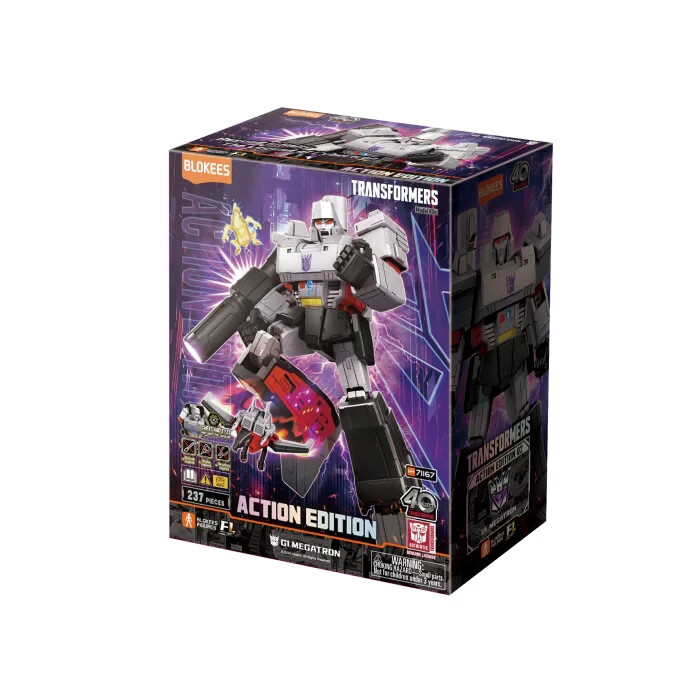 Blokees Transformers Action Edition G1 Megatron POSEABLE Model Kit READY TO SHIP