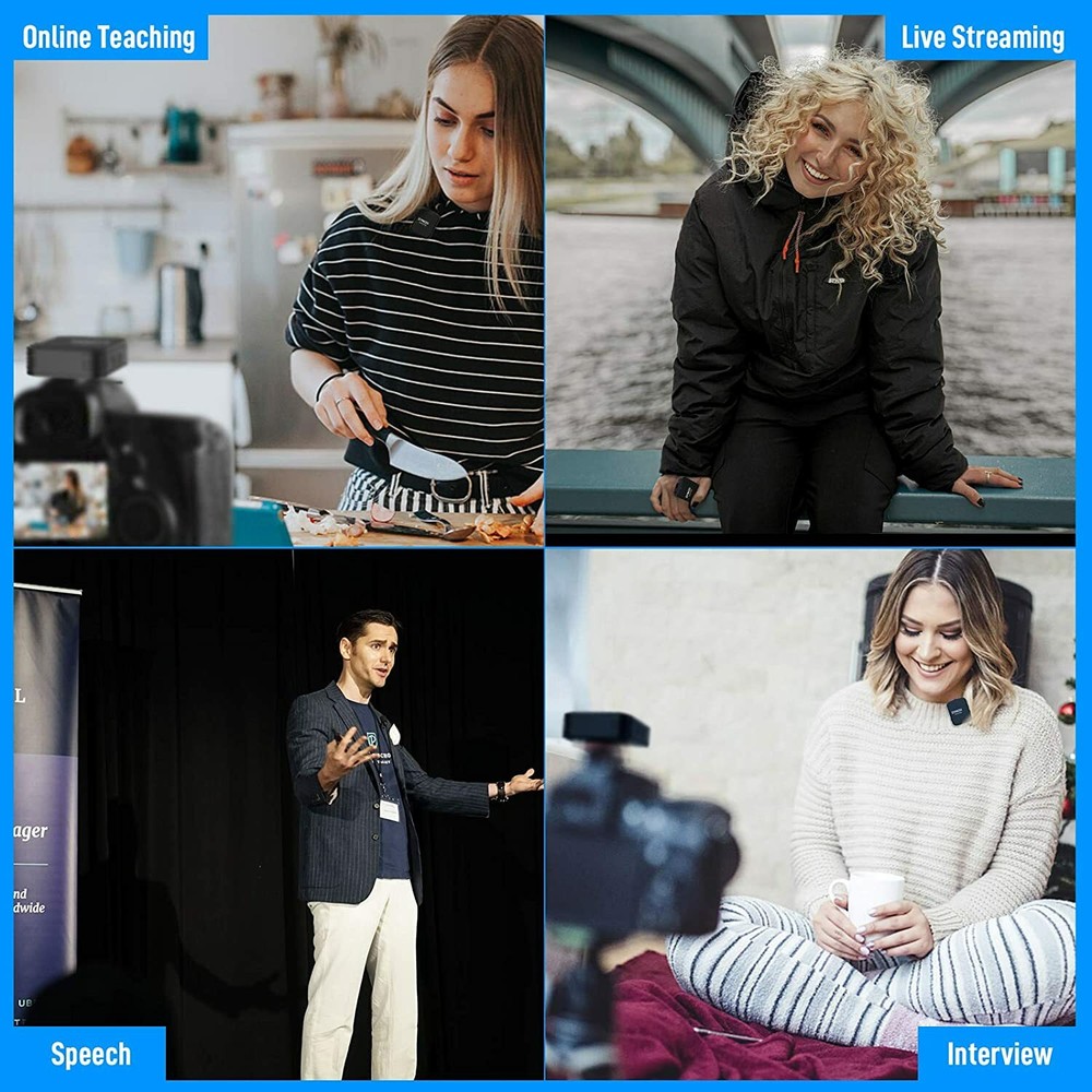 SYNCO G1(A1) Wireless Microphone System with Transmitter Receiver Kit For Camera