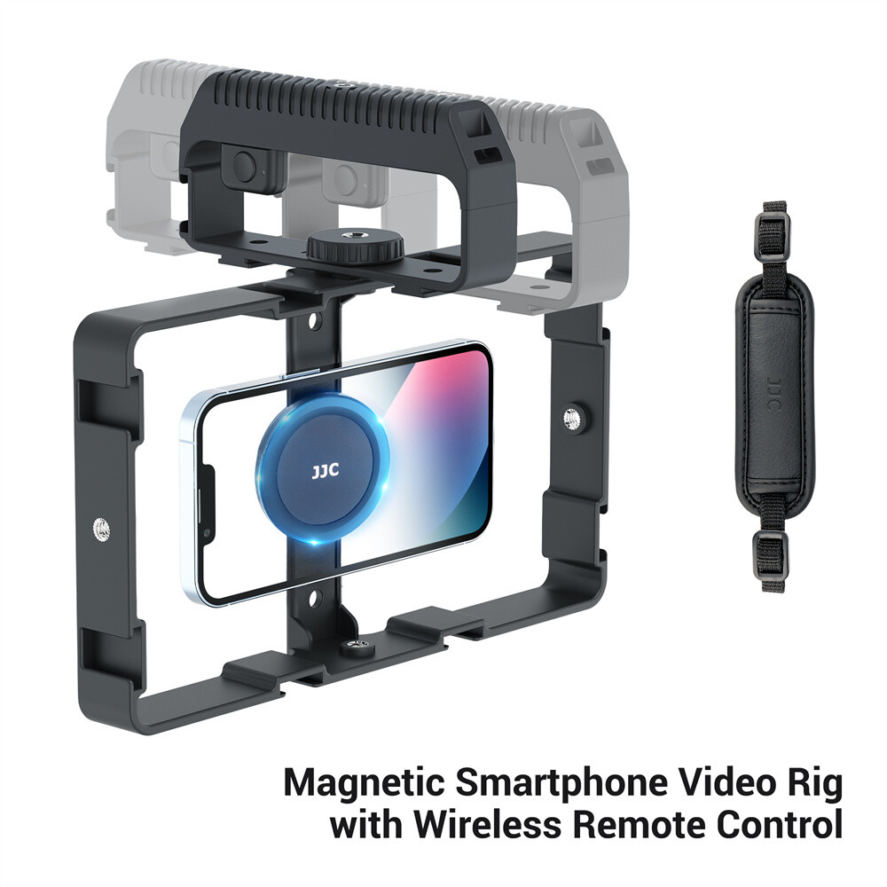 for iPhone 13 Magnetic Rig Stabilizer Vlogging Kit Video Camera + Remote Control