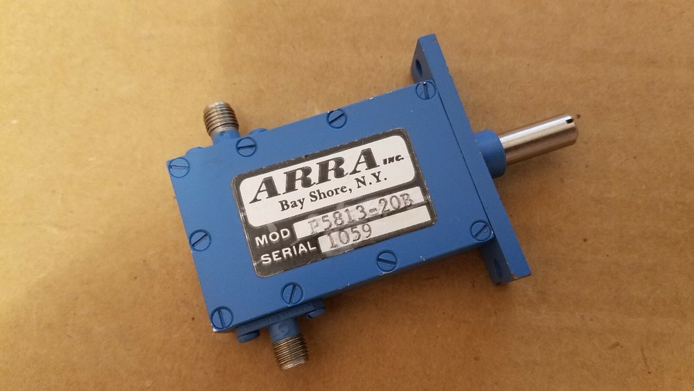 ARRA P5813-20B 20dB Miniature Continuously Variable RF Microwave Attenuator 1059