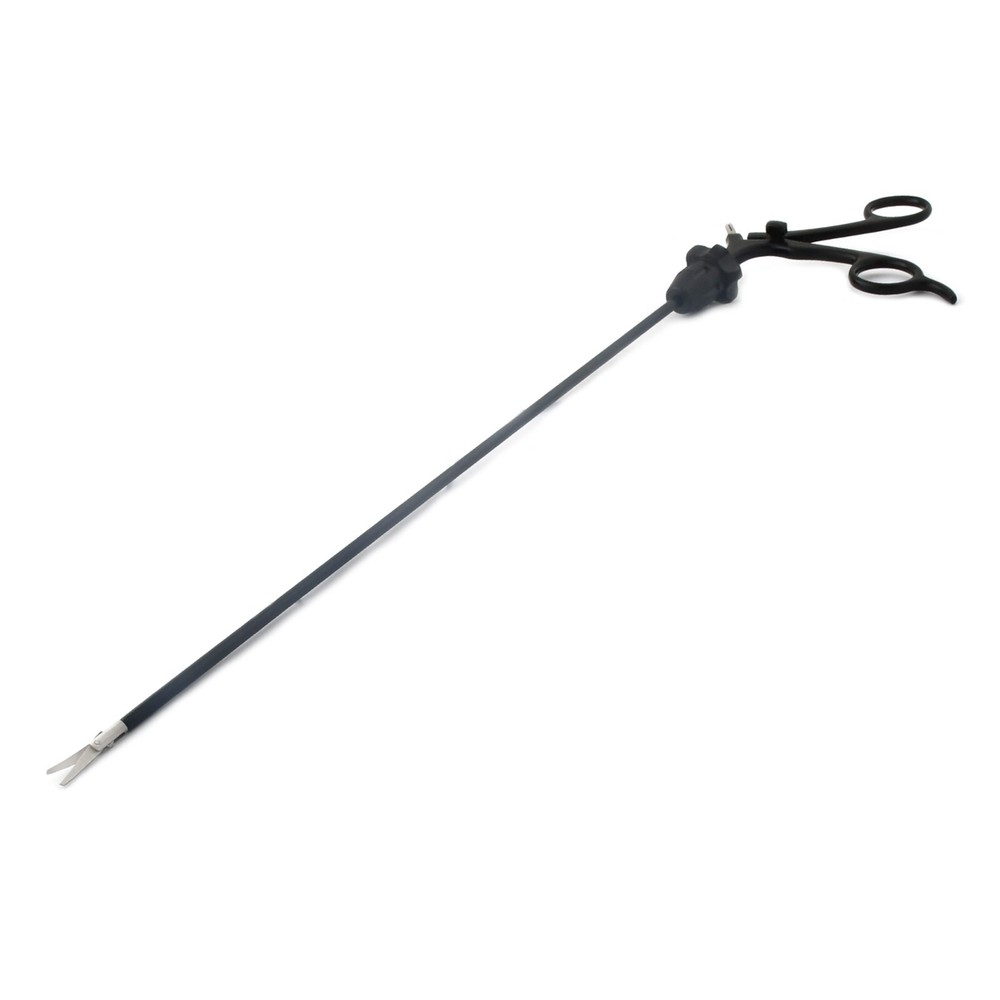 Lap Endoscopy Double Action Curved Scissors 5x330mm, LP-011
