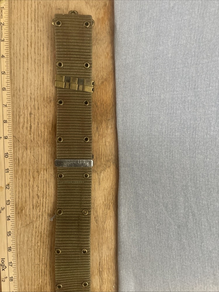 ORIGINAL US ARMY EQUIPMENT FIELD BELT-green