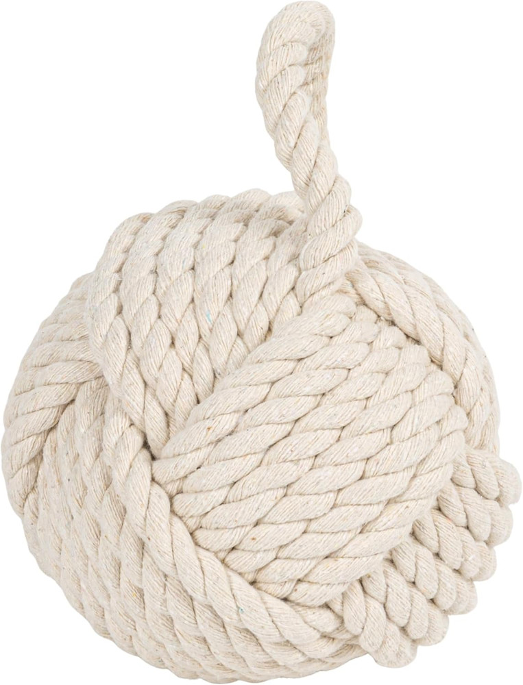 Creative Co-Op Nautical Rope Knot Door Stop
