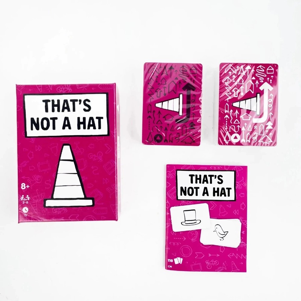 That'S Not a Hat - Fun Bluffing & Memory Party Game for All Ages Components