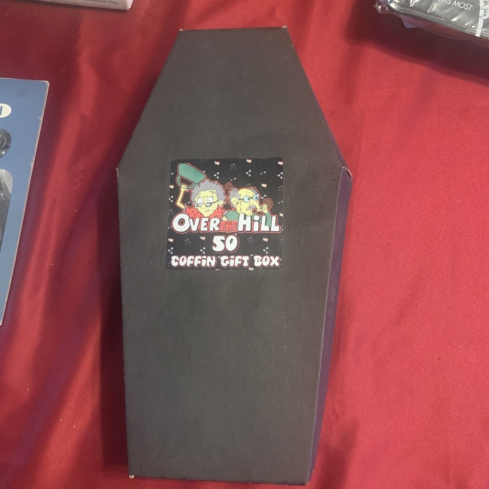 Over the Hill 50s coffin gift box