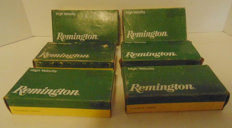 EMPTY Vintage Remington 308 Win Green &Yellow Box