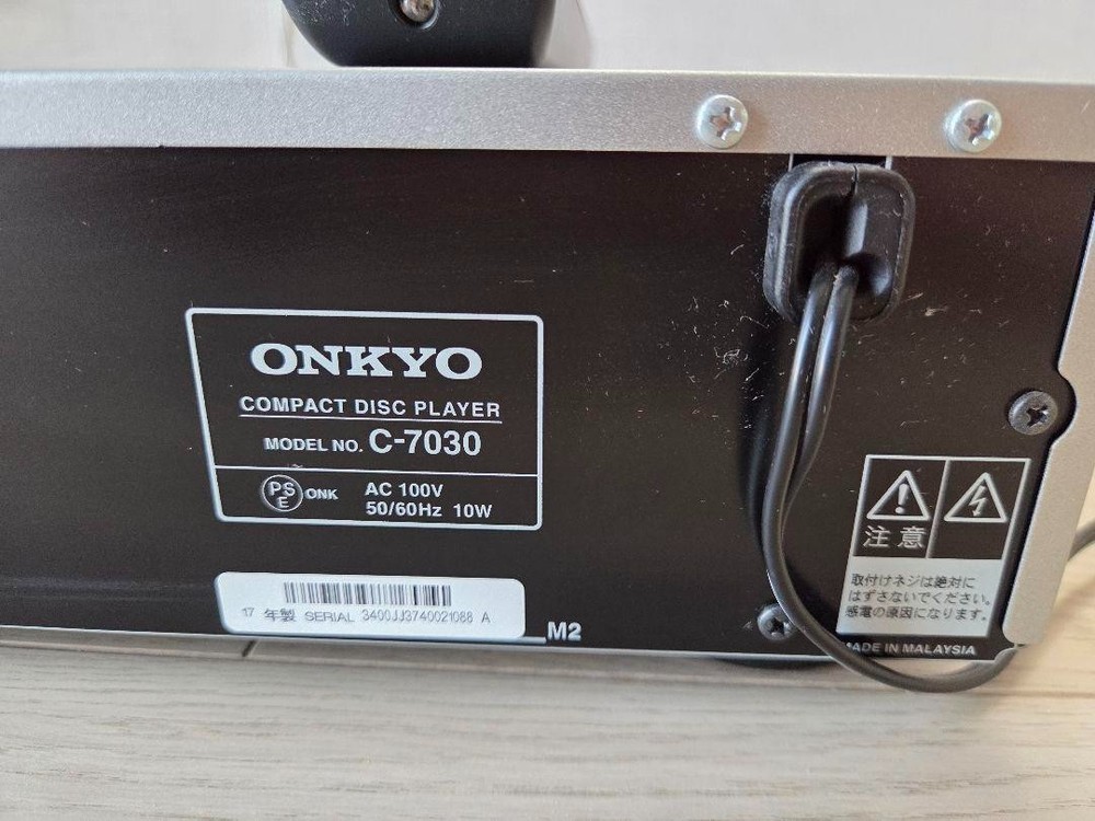 ONKYO C-7030 CD Player Deck w/Remote control JANK