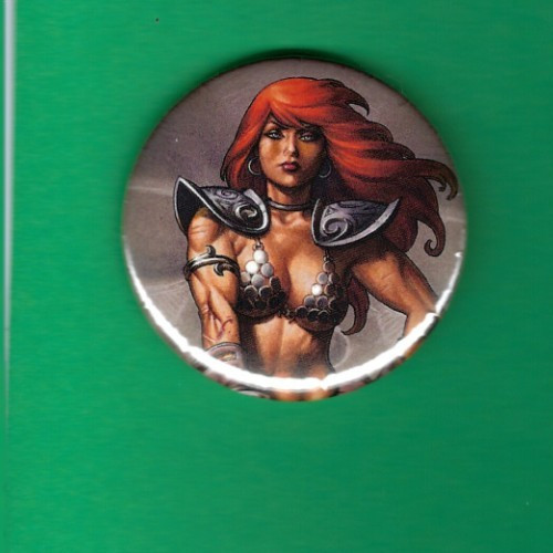 Red Sonja Dynamite Comics 2" Pin Back Comic Button #1