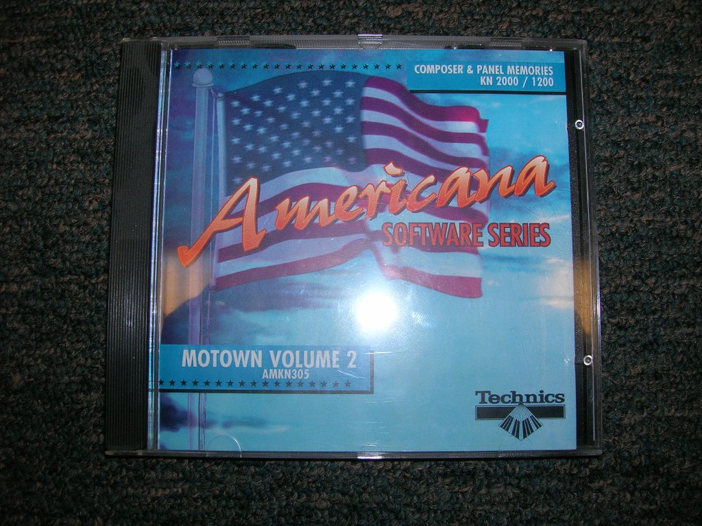 Technics Keyboard Americana Software – Motown Vol. 2   Rocking Accompaniments