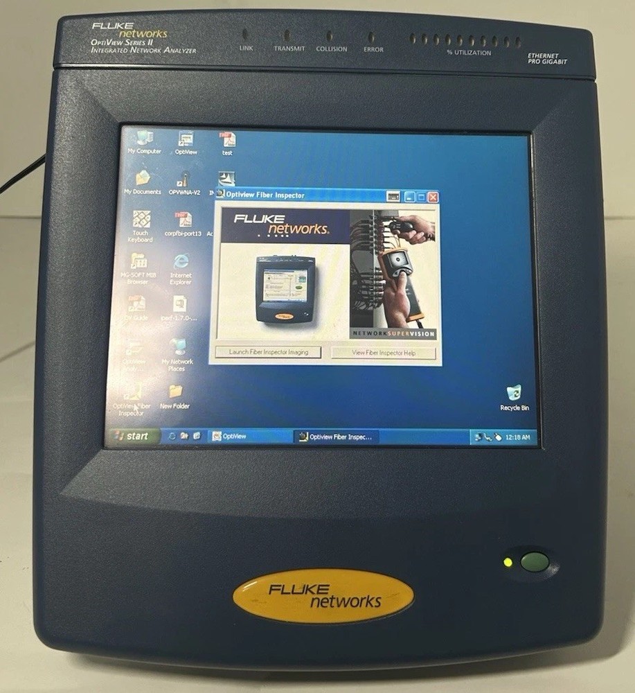 Fluke Network Optiview Series II Integrated Network Analyzer Excellent Condition