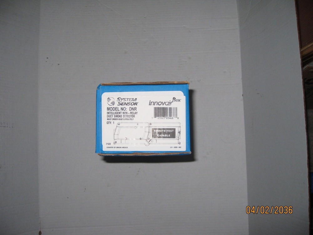 System Sensor DNR Intelligent Non-Relay Duct Smoke Detector