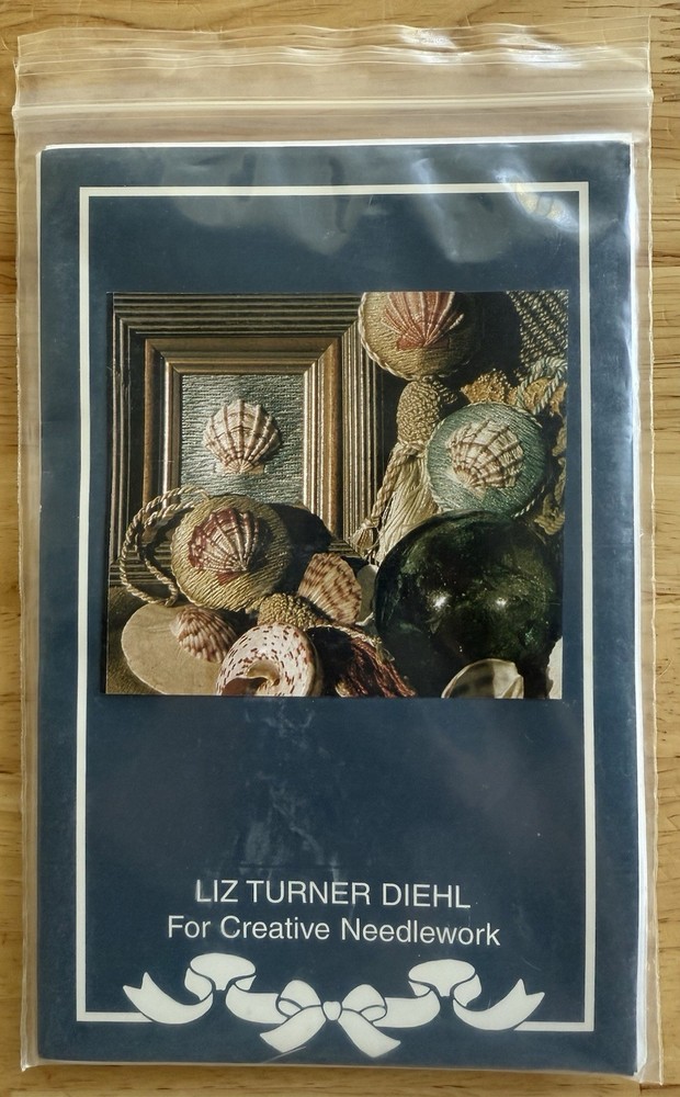 Liz Turner Diehl Scallop Seashell Creative Needlework Pattern & Threads