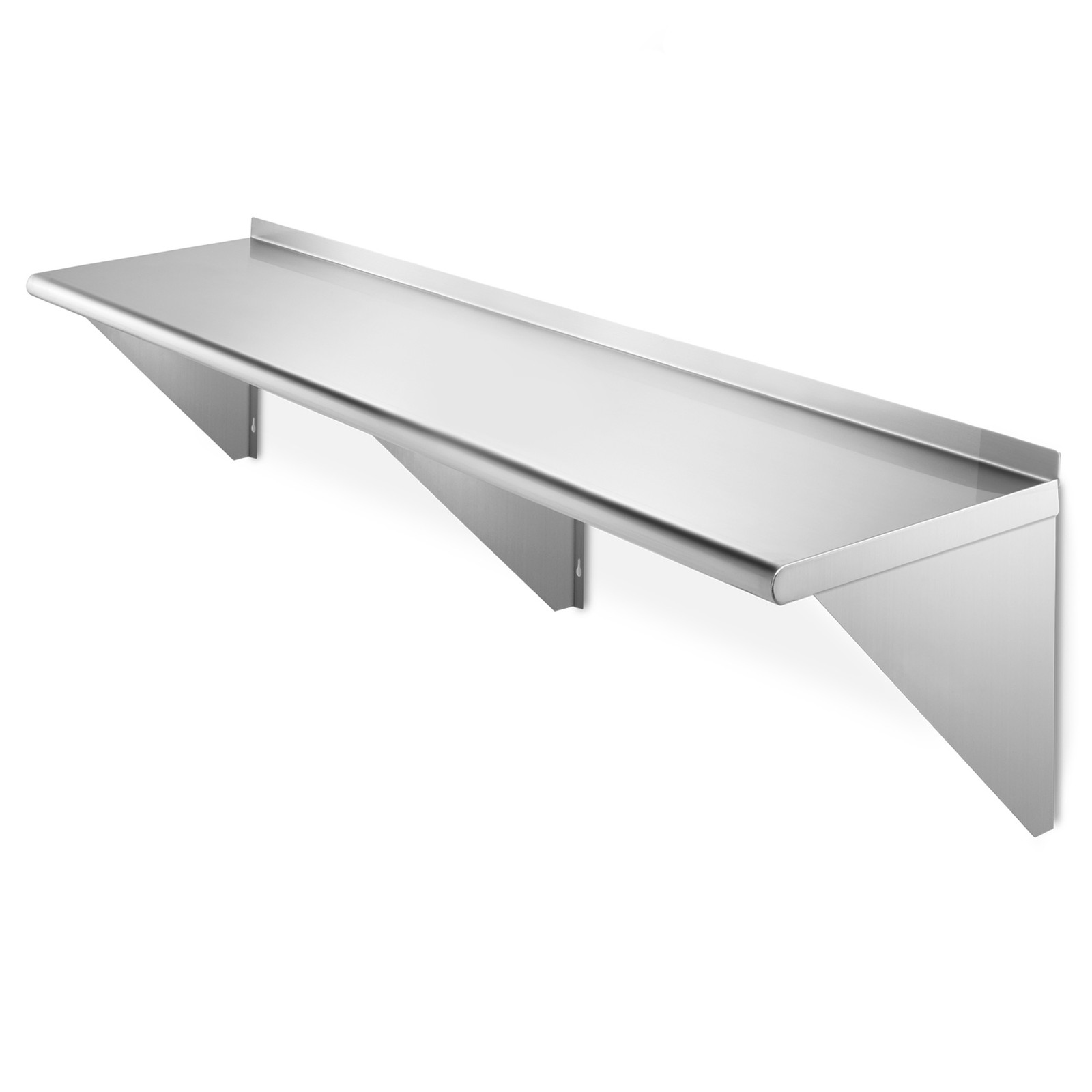 Stainless Steel 18" x 72" Commercial Kitchen Wall Shelf Restaurant Shelving