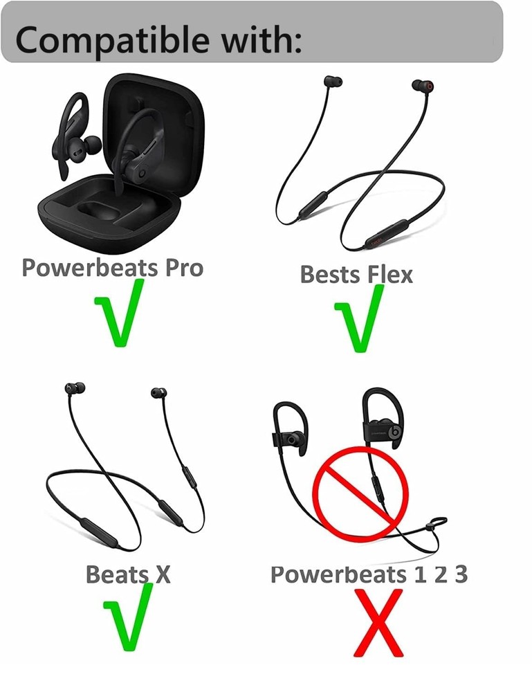 JNSA Replacement Ear Tips Eartips Plug Cap Compatible 4 Size, Black