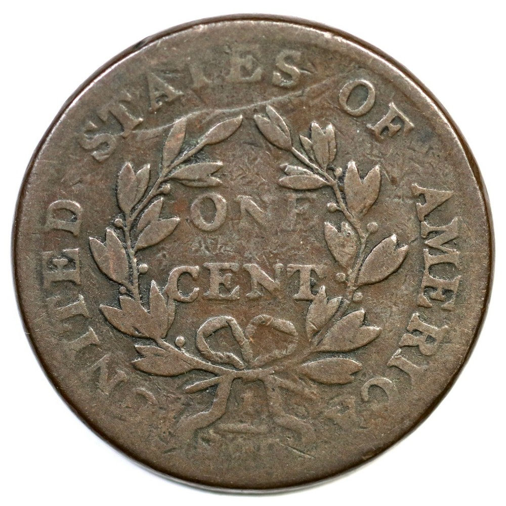 1802 S-230 Draped Bust Large Cent Coin 1c