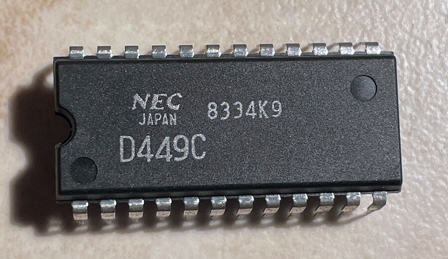 NEC D449C 2K x 8 Static RAM