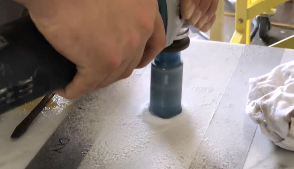 1-3/8” Laser Welded Granite Marble Diamond Core Drill Bit hand drill