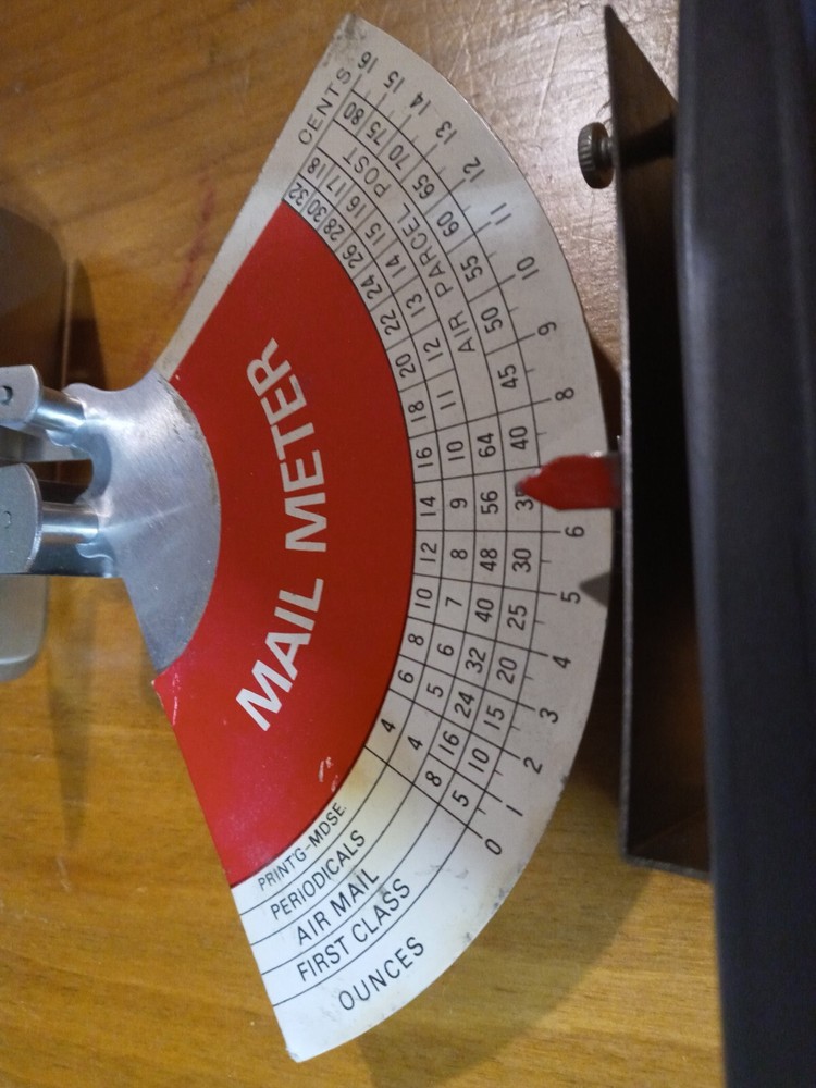 Vintage Postal Mail Meter Scale