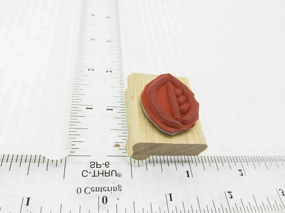 Nut Leaf Rubber Stamp - Stamp Set C78