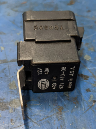 SET of 4 - Hella Original 12V 40A Relay with Bracket 4RD 931 410-08 Made in USA