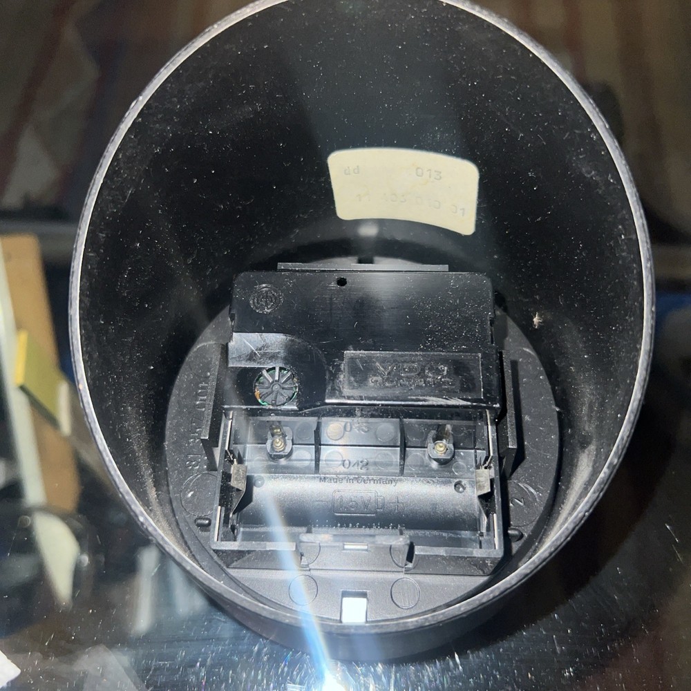 Rare VDO Quartz Table Clock in Plastic Case, Germany 60s