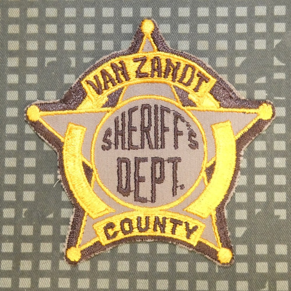 Vintage Van Zandt County Sheriff's Department Patch (Texas)
