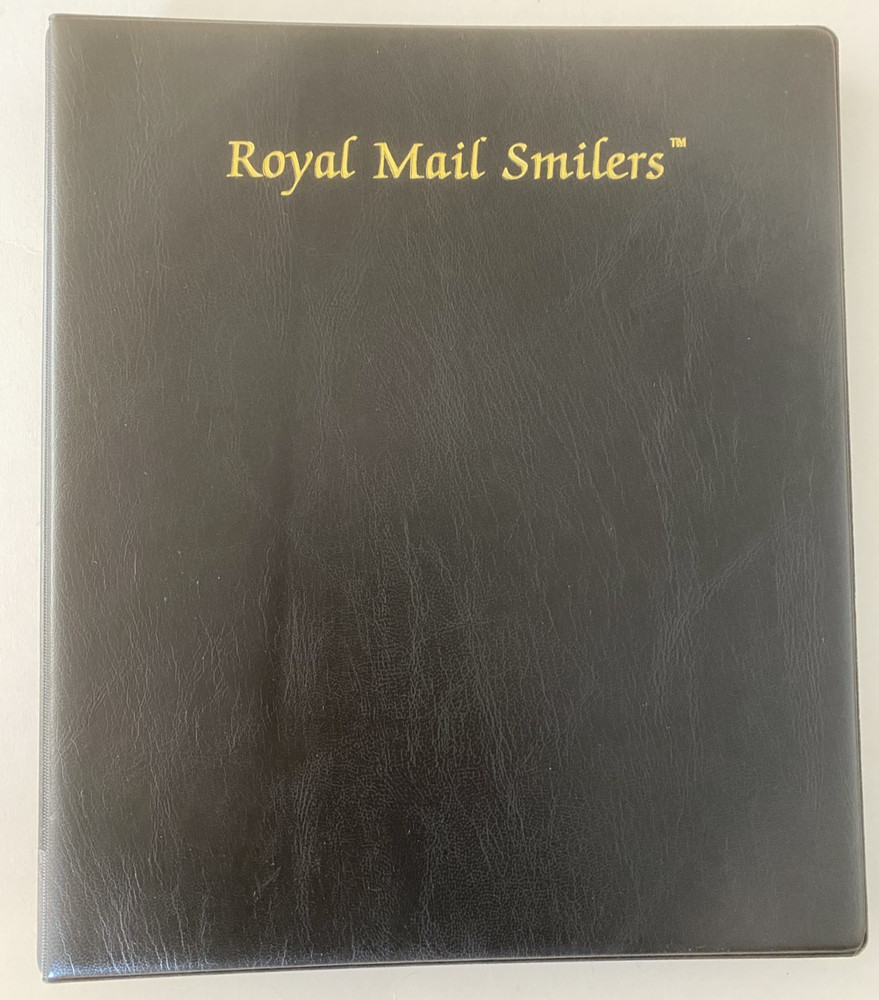Royal Mail Luxury Padded Smilers Album - Black with 22 insert pages
